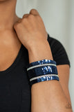 Paparazzi Urban Bracelet - Mermaid Service - Blue