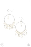 Paparazzi Earring - Now On Broadway - White