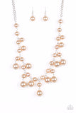 Paparazzi Necklace - Soon To Be Mrs. - Brown