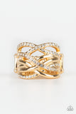 Paparazzi Ring - High Rollin - Gold