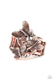 Paparazzi Ring - Full Of Flutter - Copper
