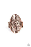 Paparazzi Ring - Shields Up - Copper