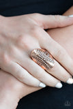 Paparazzi Ring - Shields Up - Copper
