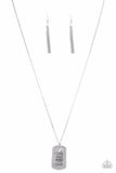 Paparazzi Necklace - Home Of The Free - White