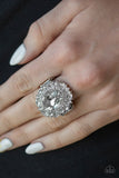 Paparazzi Ring - Show Glam - White