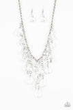 Paparazzi Necklace - Irresistible Iridescence - White
