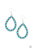 Paparazzi Earring - Sagebrush Sunsets - Blue