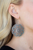 Paparazzi Earring - Mandala Mandalay - Blue