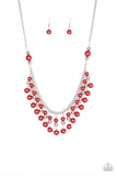 Paparazzi Necklace - Location, Location, Location! - Red