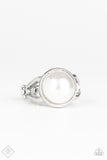 Paparazzi Ring - Pearl Powerhouse - White