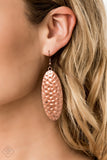 Paparazzi Earring - Radiantly Radiant - Copper
