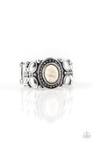 Paparazzi Ring - Butterfly Belle - White