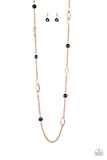 Paparazzi Necklace - Duchess Dazzle - Copper