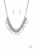 Paparazzi Necklace - Ring Leader Radiance - Silver