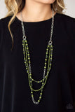 Paparazzi Necklace - New York City Chic - Green