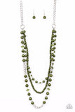 Paparazzi Necklace - New York City Chic - Green