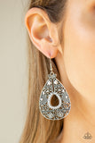 Paparazzi Earring - Malibu Gardens - White