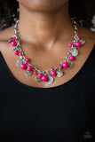 Paparazzi Necklace - Guru Garden - Pink