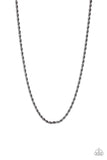 Paparazzi Necklace - Double Dribble - Black