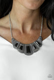 Paparazzi Necklace - Lion Den - Black