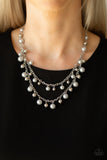 Paparazzi Necklace - Fantastic Flair - Silver
