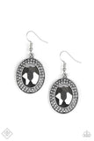 Paparazzi Earring - Rebel Highness - Silver