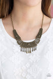Paparazzi Necklace - STEER It Up - Brass