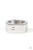 Paparazzi Urban Ring - Steadfast - White