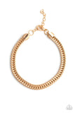 Paparazzi Urban Bracelet - One-Two Knockout - Gold