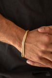 Paparazzi Urban Bracelet - One-Two Knockout - Gold