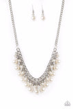 Paparazzi Necklace - Dealers Choice - White