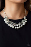 Paparazzi Necklace - Dealers Choice - White