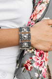 Paparazzi Bracelet - Tycoon Texture - White