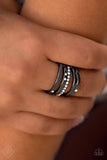 Paparazzi Ring - Make A SHEEN - Black