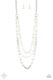 Paparazzi Necklace - New York City Chic - White