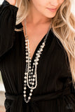 Paparazzi Necklace - New York City Chic - White