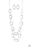 Paparazzi Necklace - Glimmer Goals - Silver