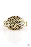 Paparazzi Ring - Never LEAF Me - Brass
