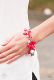 Paparazzi Bracelet - Buzzing Beauty Queen - Pink