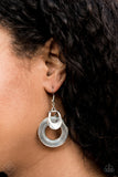 Paparazzi Earring - Rustic Retreat - Silver