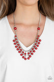 Paparazzi Necklace - Location, Location, Location! - Red