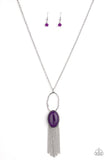 Paparazzi Necklace - Dewy Desert - Purple