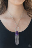Paparazzi Necklace - Dewy Desert - Purple