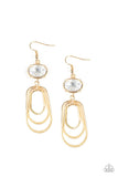 Paparazzi Earring - Drop-Dead Glamorous - Gold