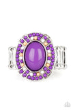 Paparazzi Ring - Colorfully Rustic - Purple