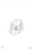 Paparazzi Ring - Dancing Diamonds - White