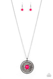 Paparazzi Necklace - So Solar - Pink