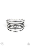 Paparazzi Ring - Let it LAYER - Silver