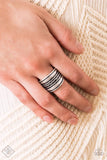 Paparazzi Ring - Let it LAYER - Silver