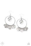 Paparazzi Earring - Start From Scratch - Silver